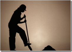 Digging Yourself into a non-productivity hole.